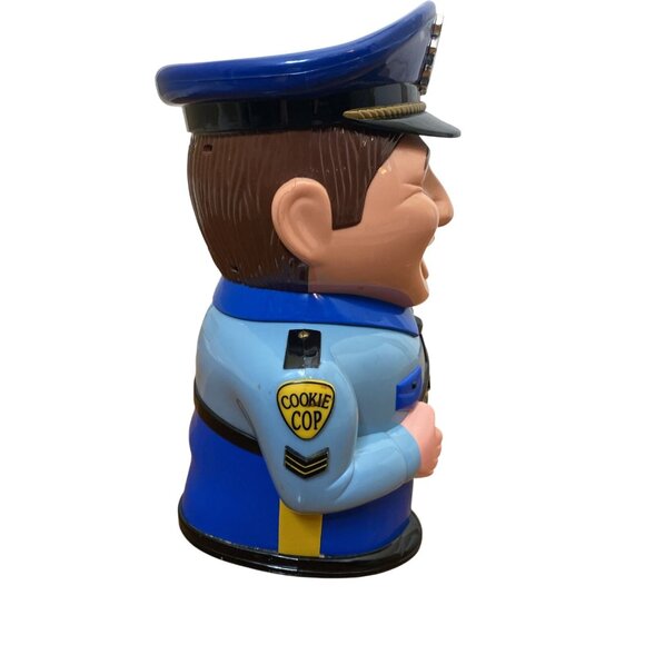 Fun-Damental Original Cookie Cop Talking Police Officer Cookie Jar Sound Novelty - Picture 4 of 8